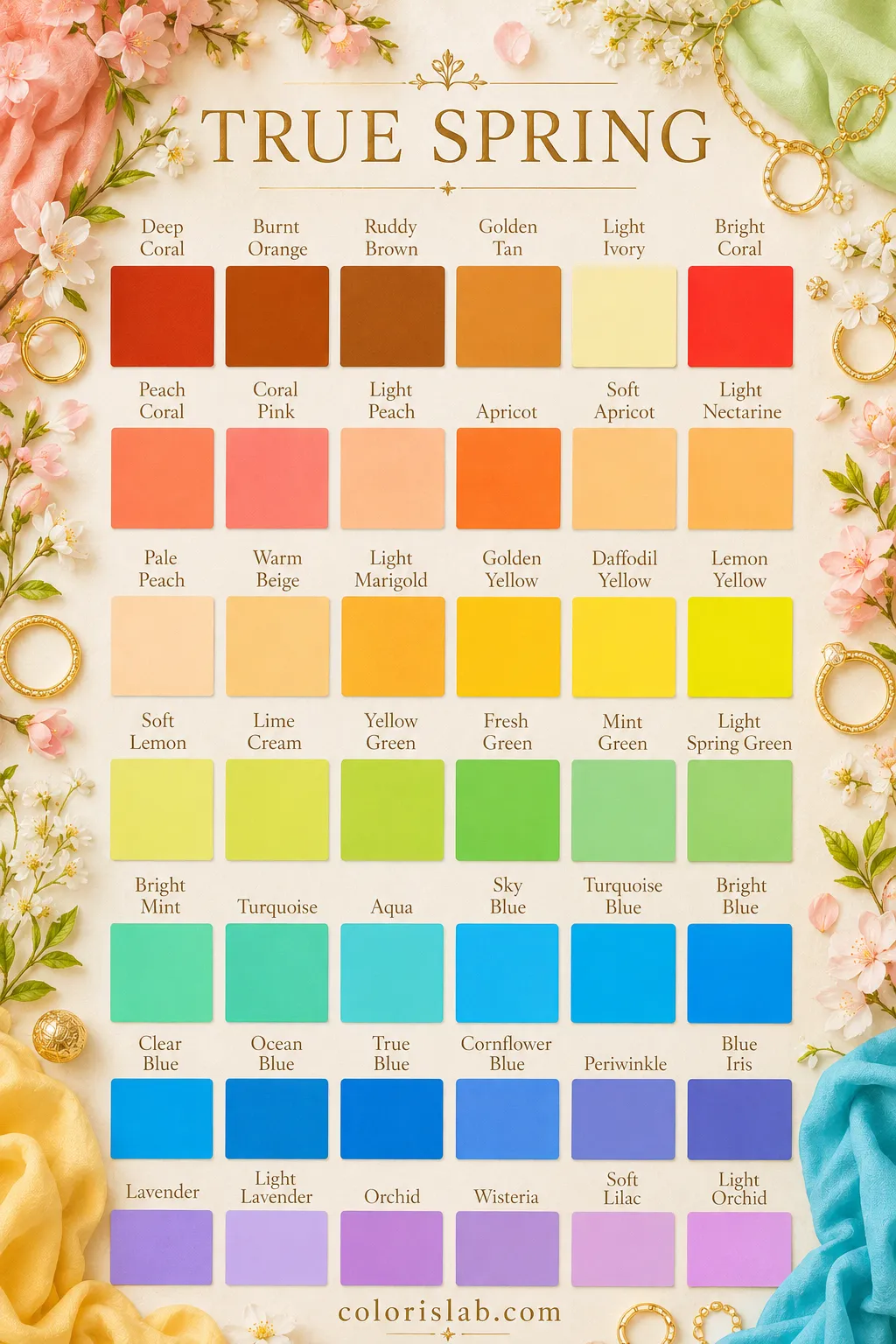 Warm Spring Mint Color Warm Spring Color Analysis: The Complete Guide to Your Palette | ColorisLab