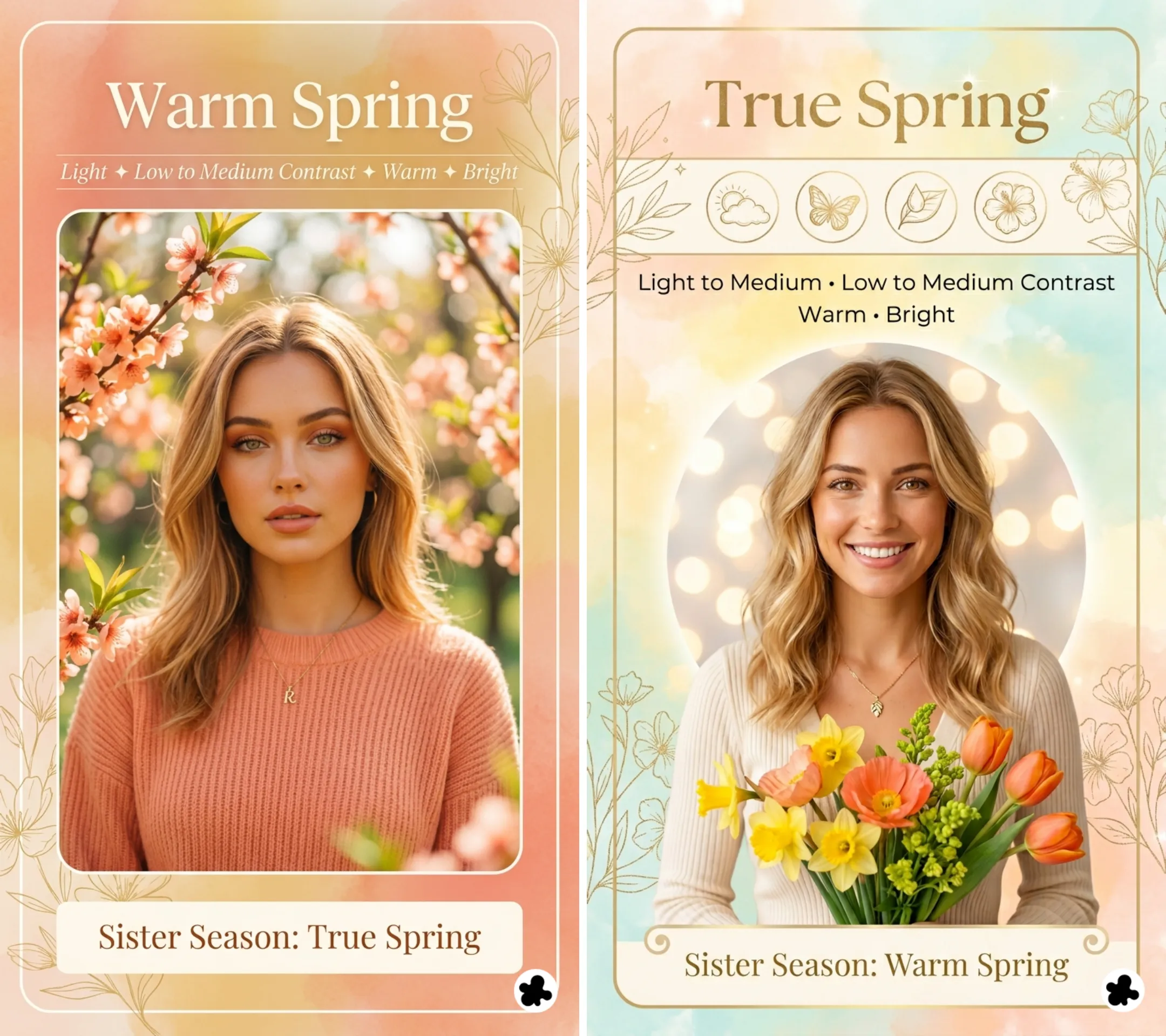 Warm Spring Color Analysis: The Complete Guide to Your Palette | ColorisLab